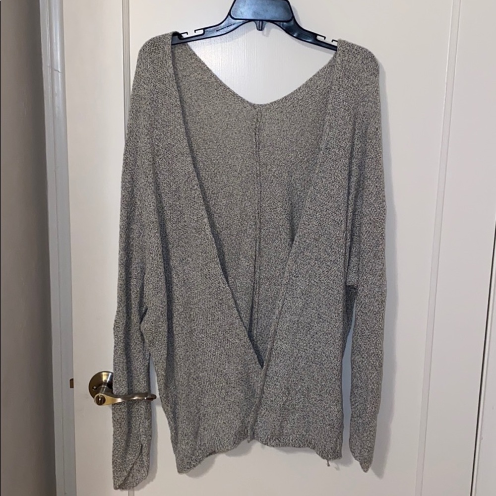 Brandy Melville light grey cardigan